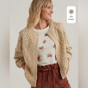 Lucky Brand Bobble Cardigan